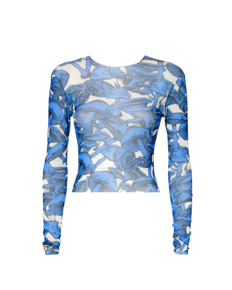 Glikos Knitted Top in Milky White